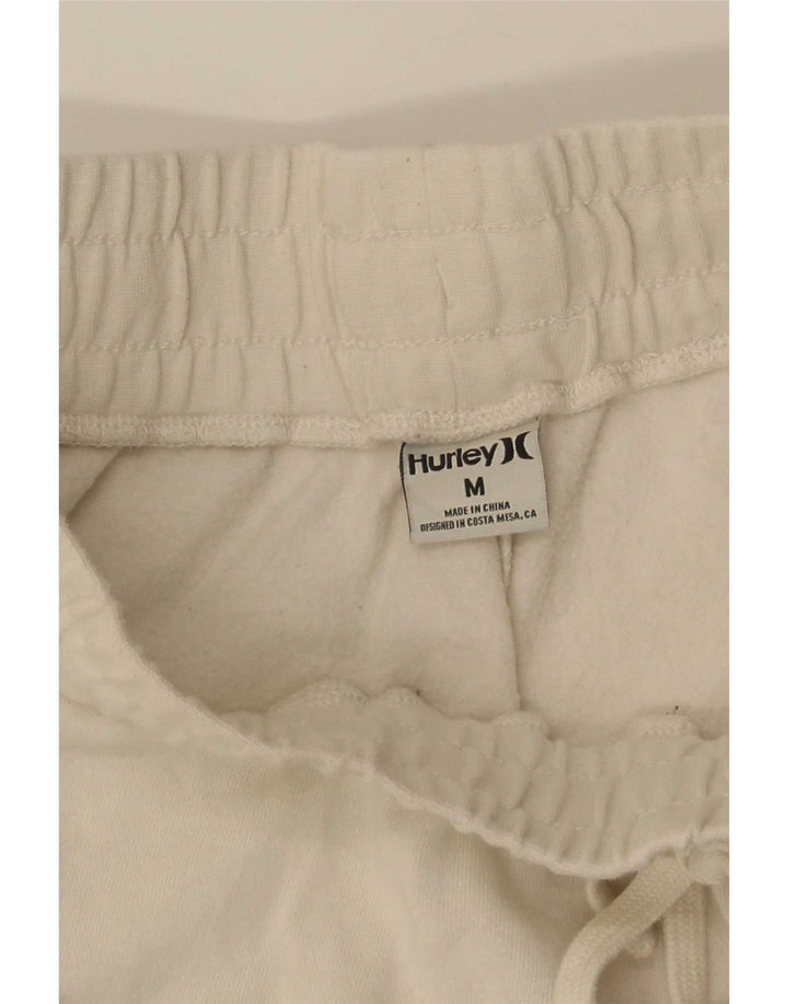 Shorts esportivos femininos Hurley UK 14 médio branco