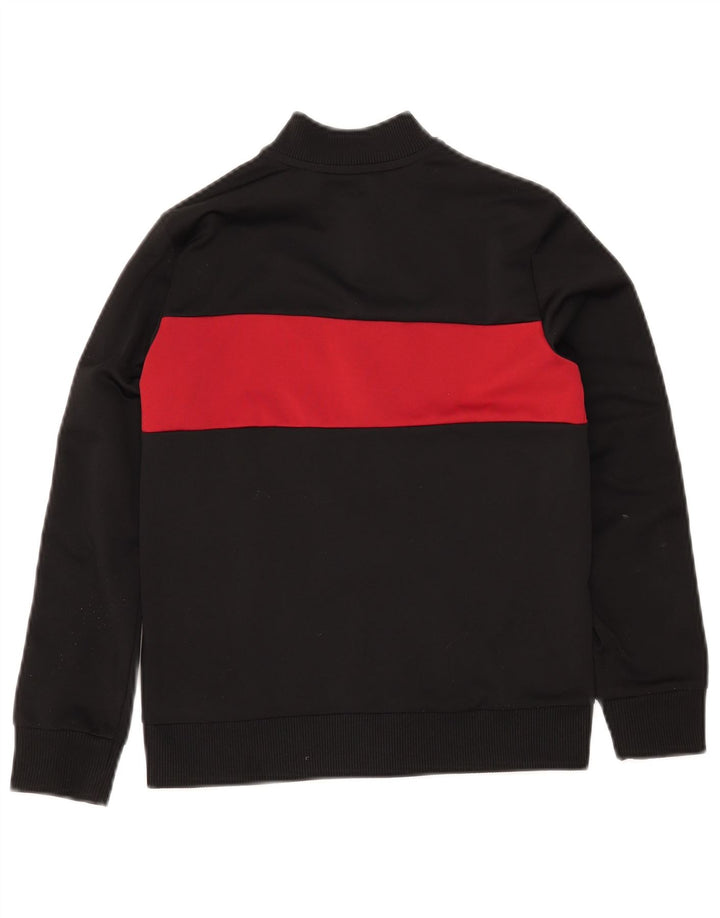 ADIDAS Meninos Treino Top Jaqueta 9-10 Anos Preto Colorblock Poliéster