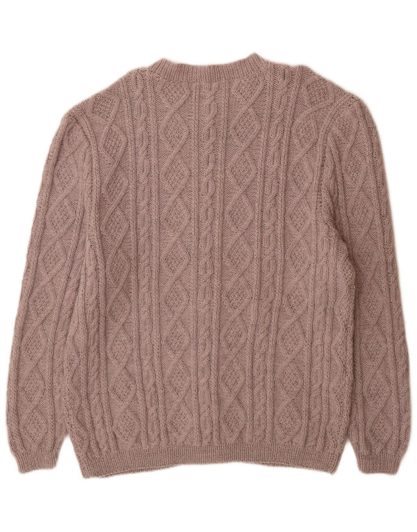 Suéter Cardigan Masculino Vintage XL Roxo