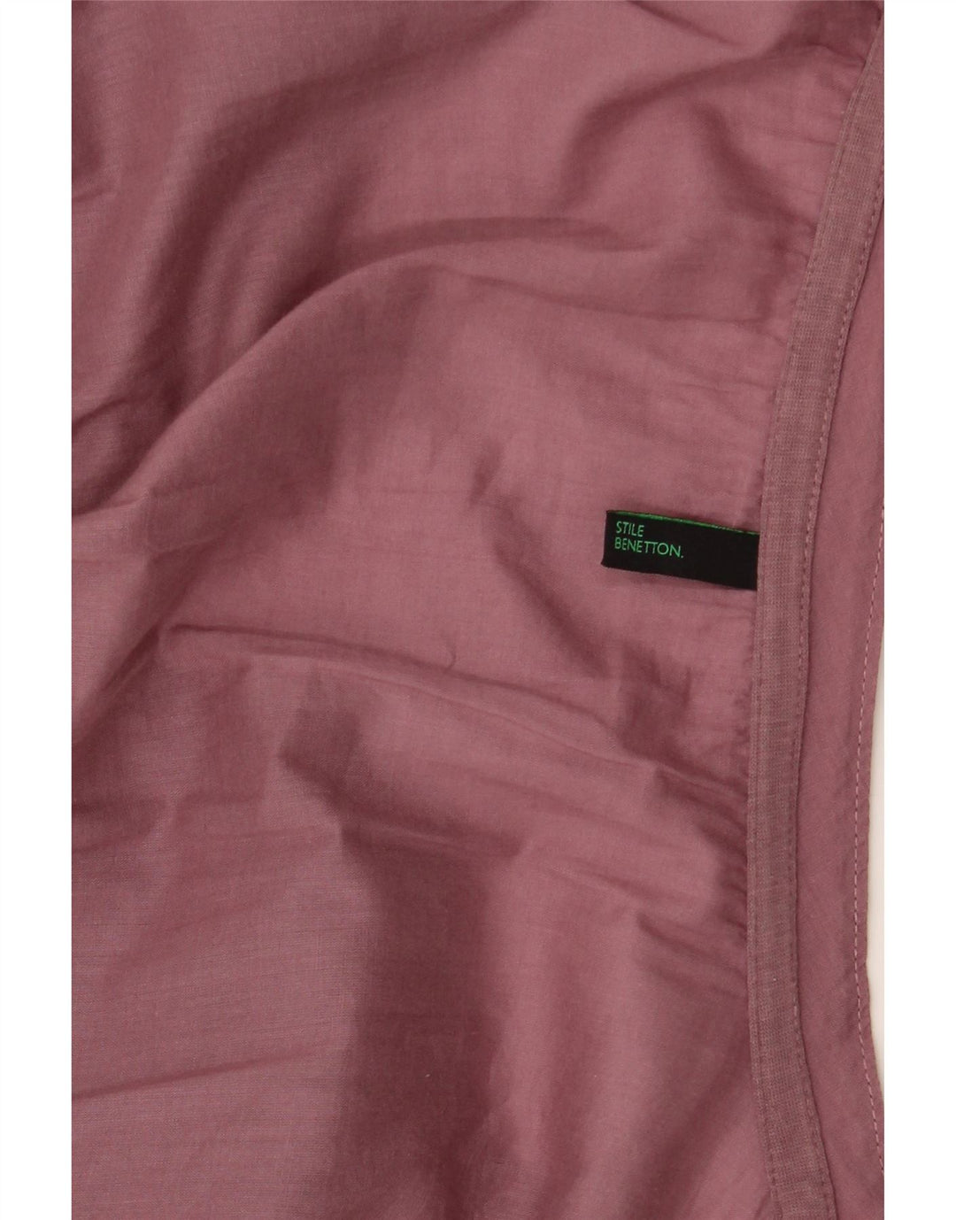 Blusa feminina Benetton UK 14 rosa médio