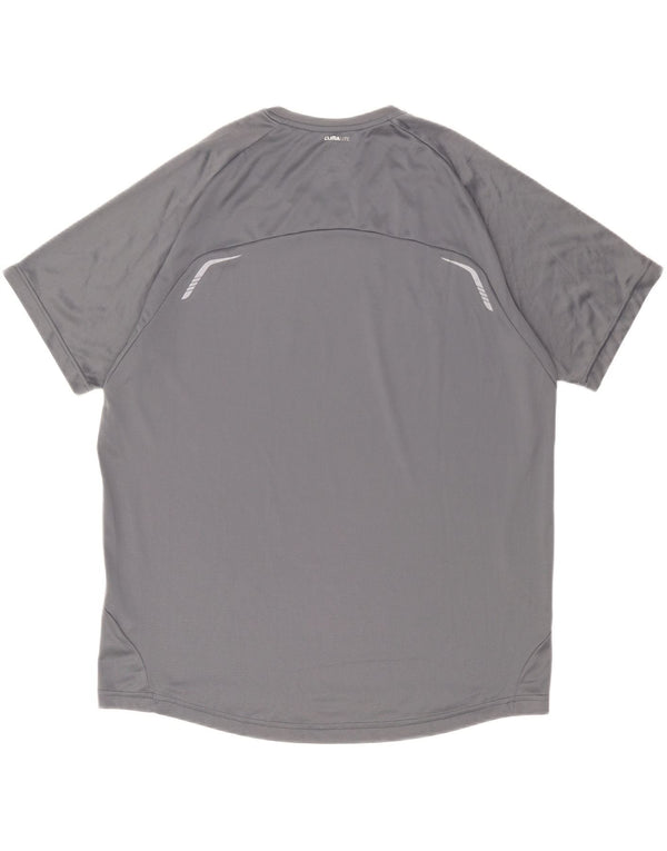 Camiseta Adidas Masculina Graphic Top XL Cinza Poliéster