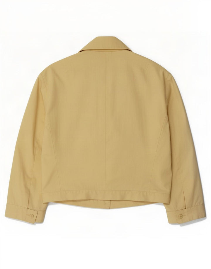 Jaqueta bomber feminina Gianfranco Ferre IT 44 algodão amarelo médio