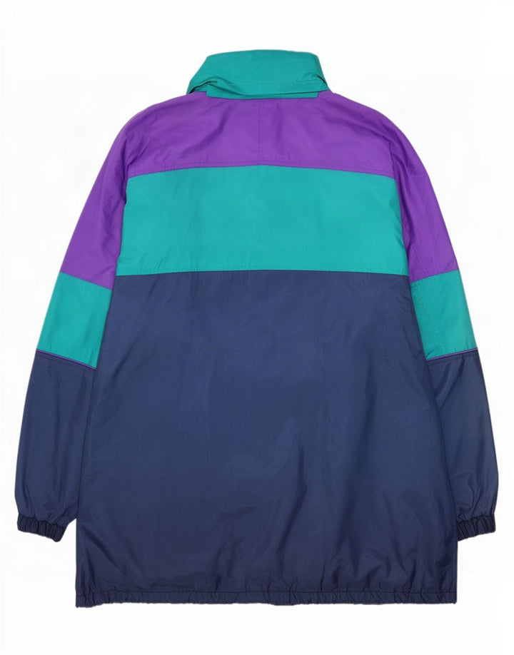 Jaqueta masculina Master com capuz e moletom XL azul Colourblock Nylon