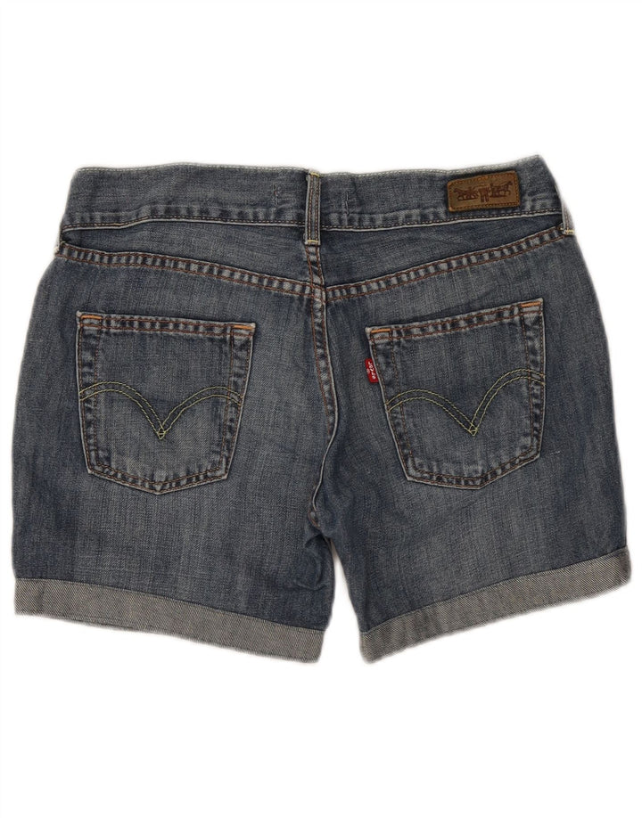 Shorts jeans feminino Levi's W32 grande algodão azul