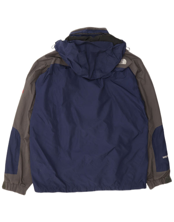 Jaqueta de chuva masculina The North Face Gore-Tex Reino Unido 40 grande bloco colorido azul marinho