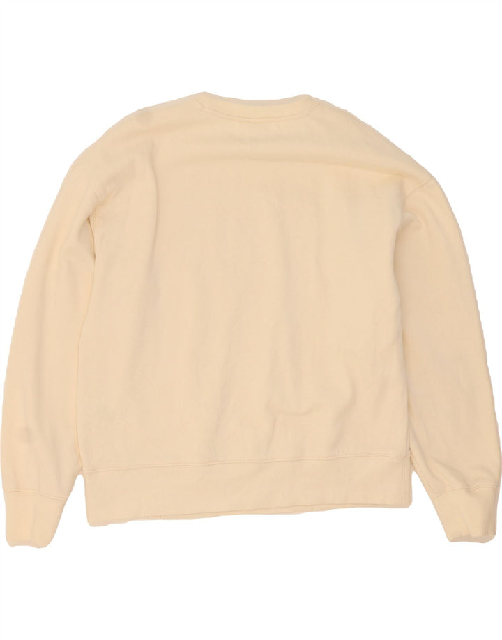 CHAMPION Mens Sweatshirt Jumper Small Beige Cotton Vintage Champion and Second-Hand Champion from Messina Hembry 