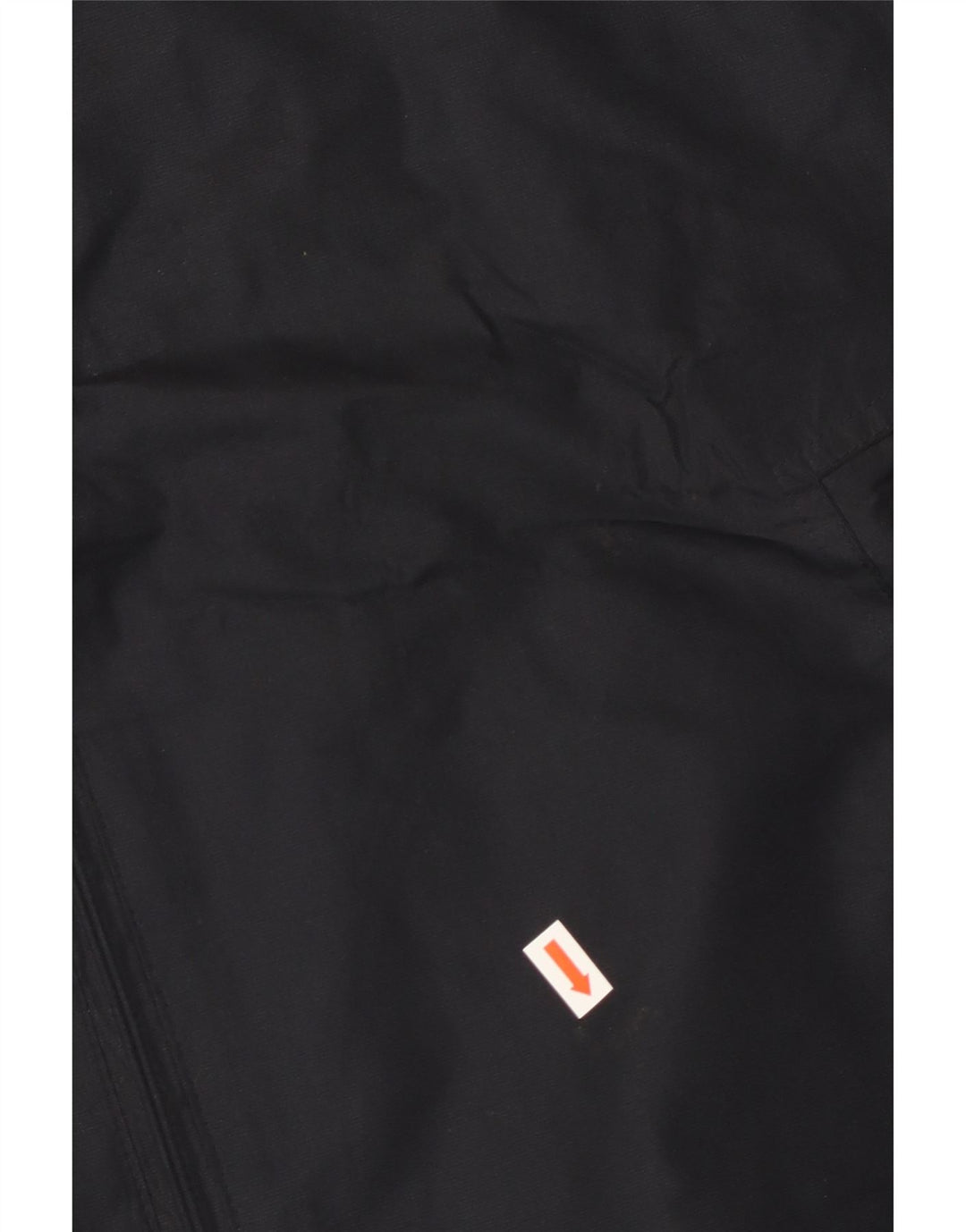 Jaqueta de chuva com capuz London Fog Mens Reino Unido 44 2XL poliéster preto