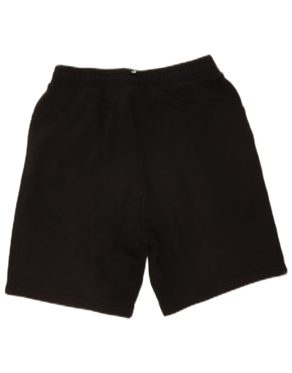 Shorts esportivos Puma meninos 15-16 anos XL preto algodão