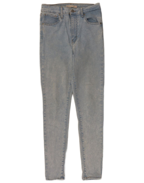 Calça jeans feminina Levi's Mile High Super Skinny W28 L28 azul algodão