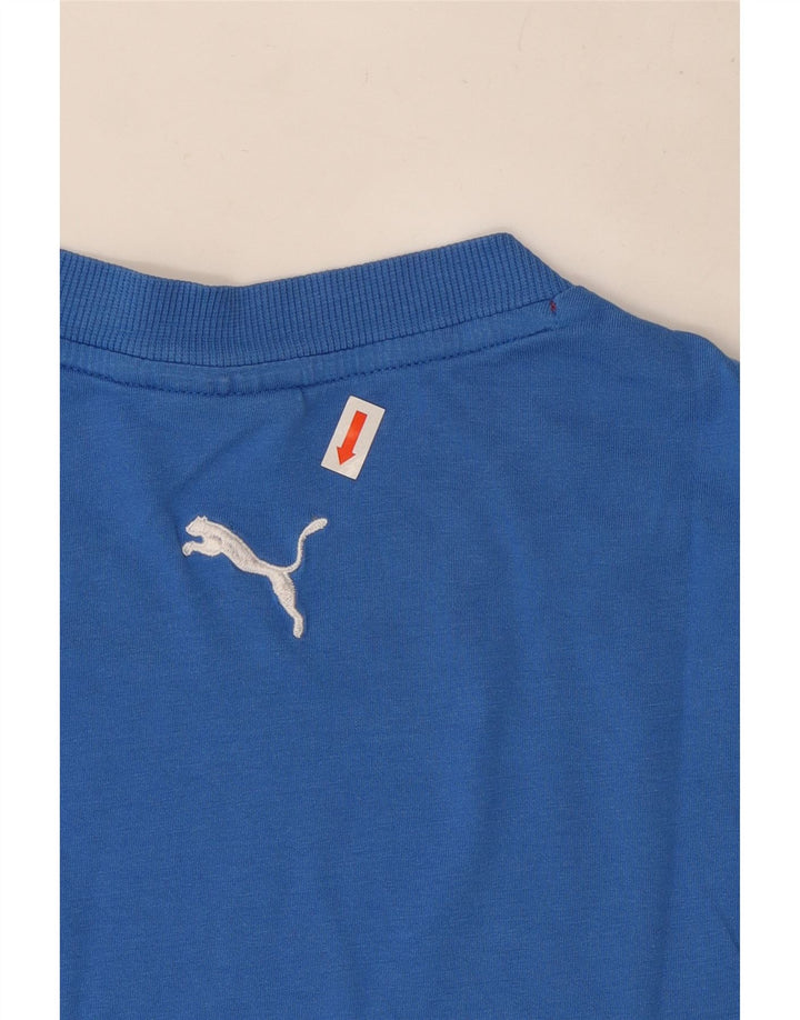 Puma Camiseta Masculina Graphic Top Azul Médio