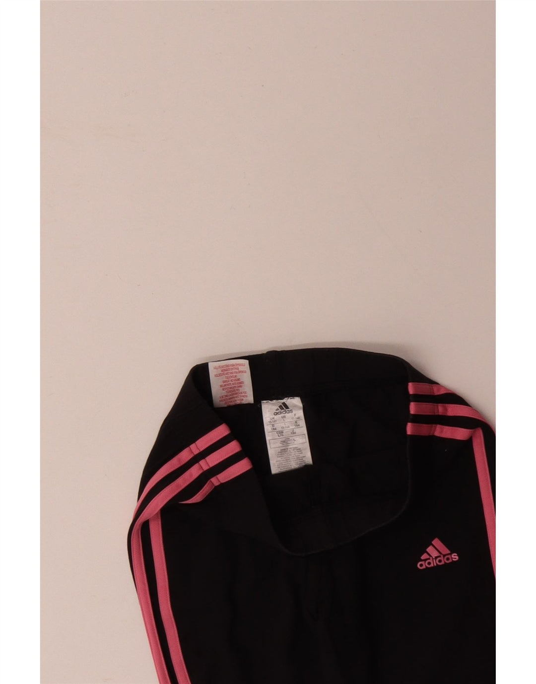 Calças de treino para meninas ADIDAS 13-14 anos preto algodão