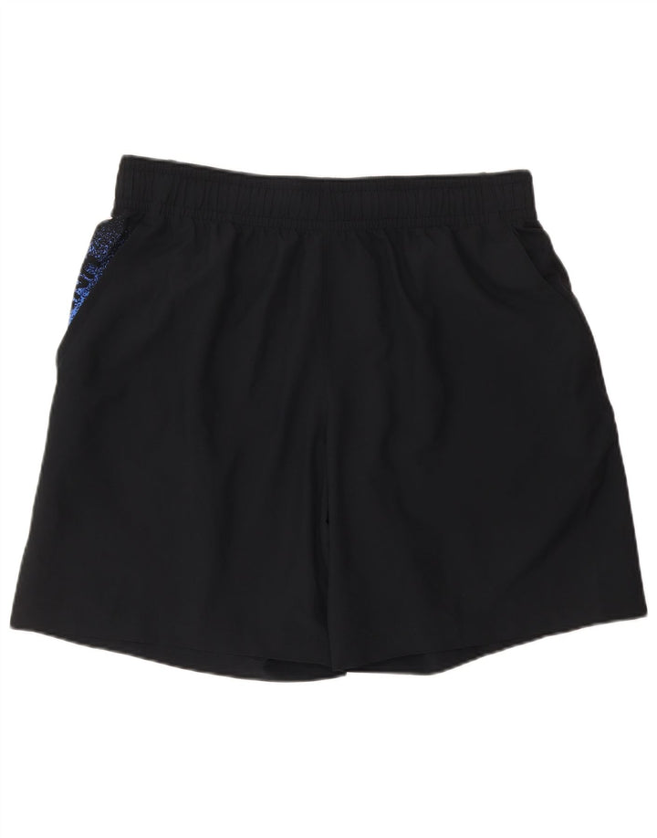 Shorts esportivos gráficos masculinos UNDER ARMOUR poliéster preto grande