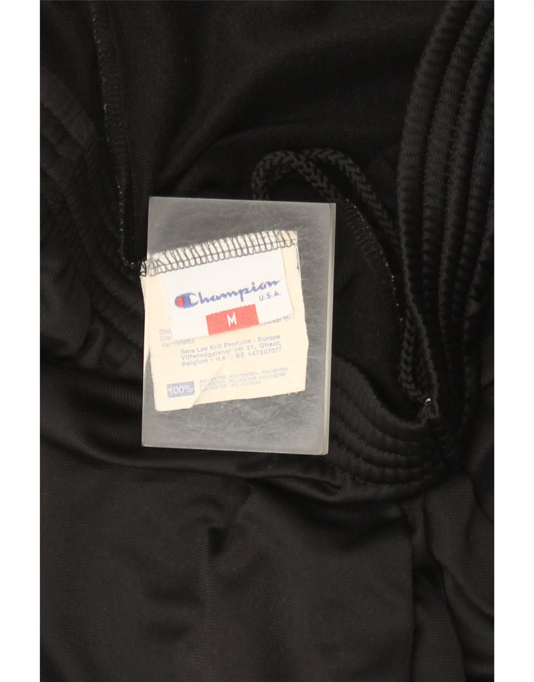 Calça de treino masculina Champion poliéster preto médio