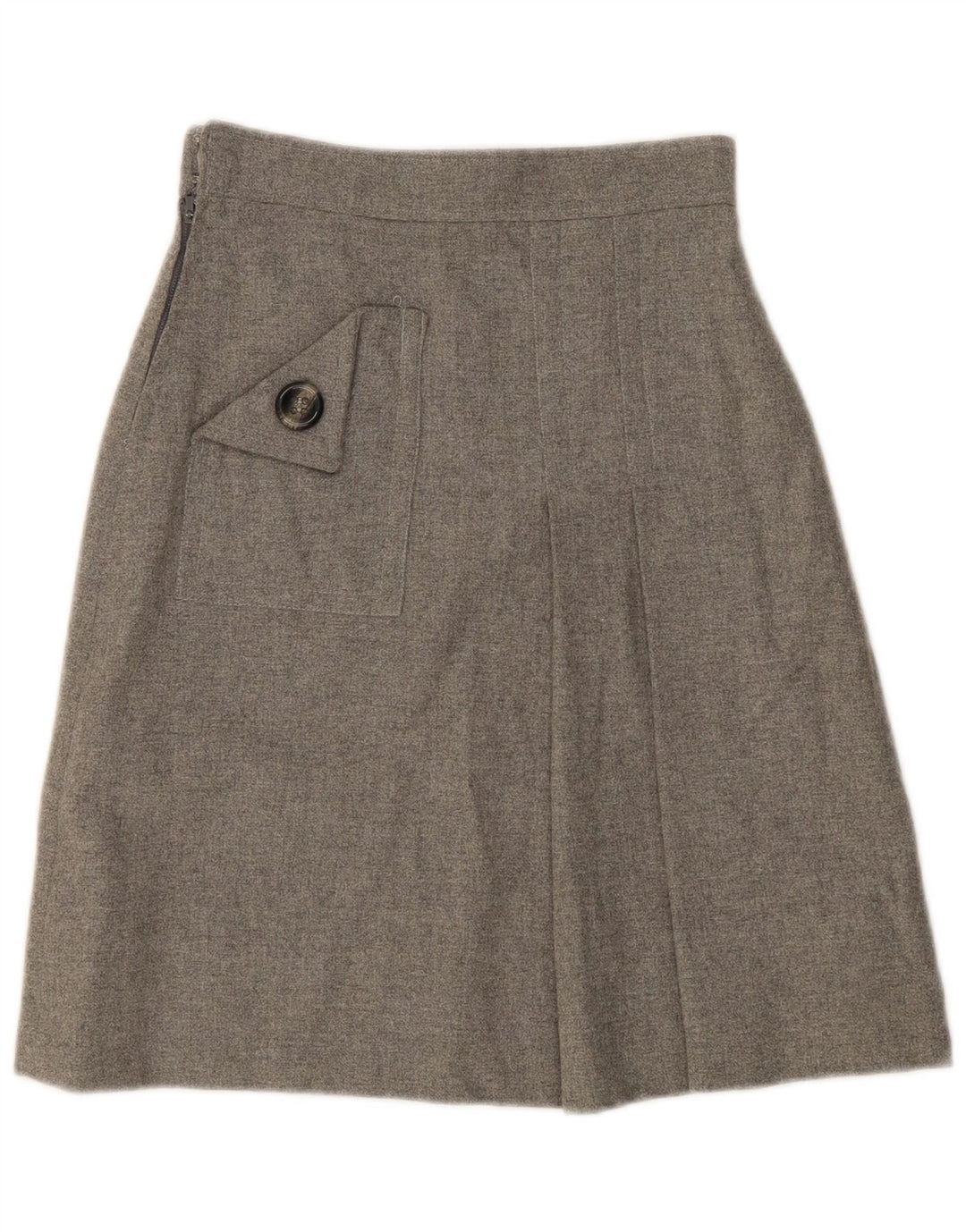Saia vintage feminina linha A W24 XS cinza