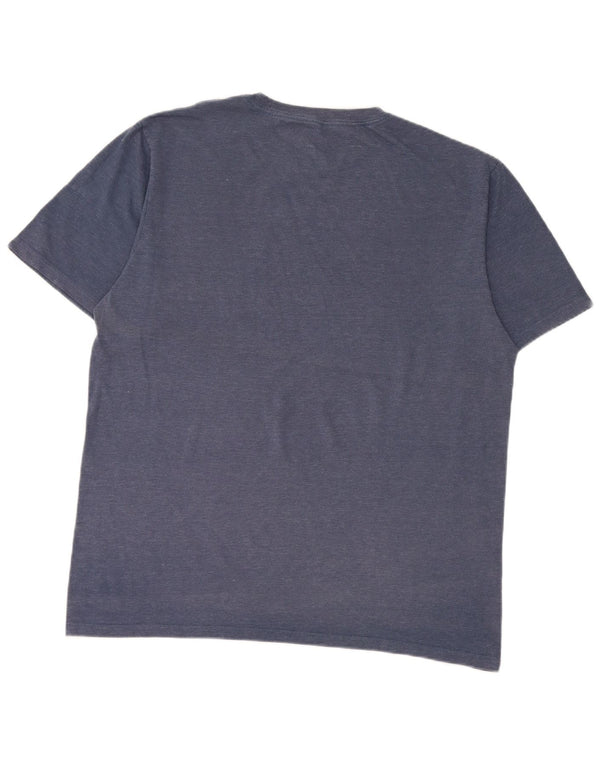 Camiseta masculina Converse Top grande algodão azul