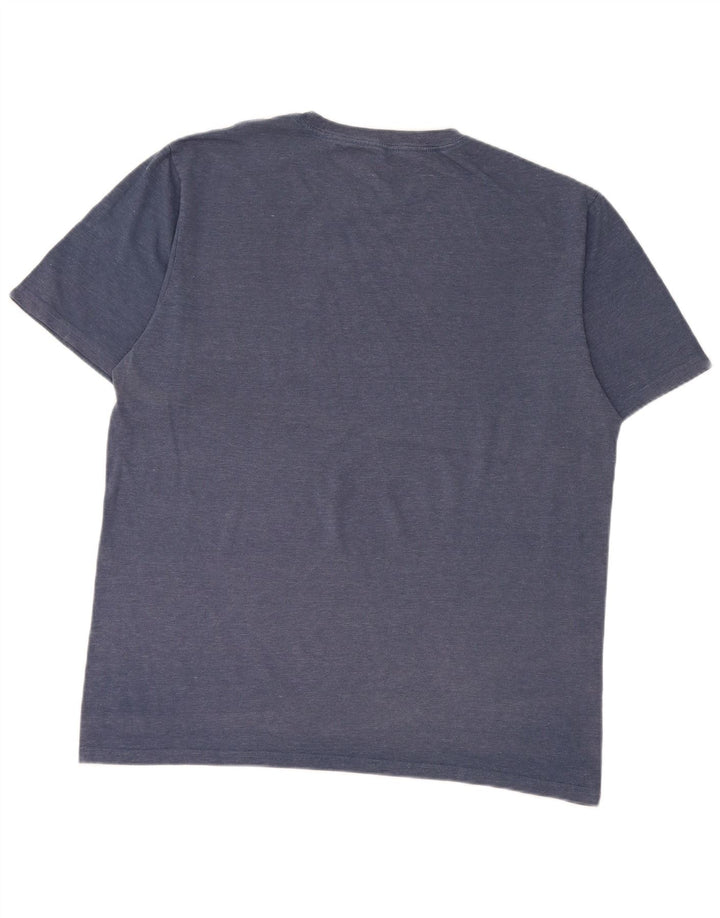 Camiseta masculina Converse Top grande algodão azul