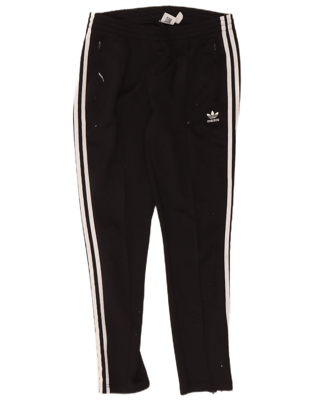 Calça de treino feminina Adidas UK 14 médio preto algodão