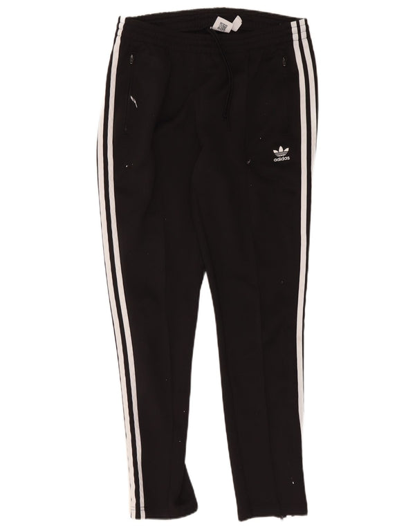 Calça de treino feminina Adidas UK 14 médio preto algodão