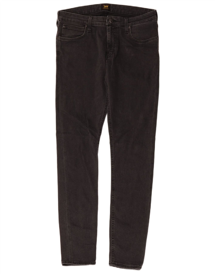 Lee Mens Malone Skinny Jeans W33 L32 Algodão Preto