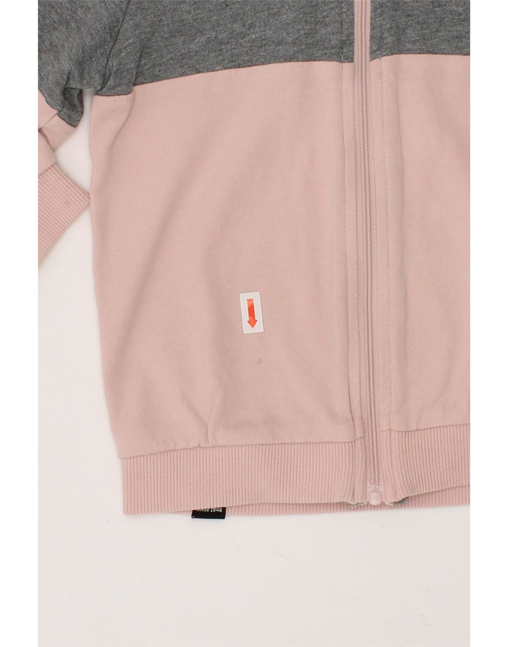 PUMA Baby Girls Zip Hoodie Sweater 12-18 Months Pink Colourblock Cotton Vintage Puma and Second-Hand Puma from Messina Hembry 
