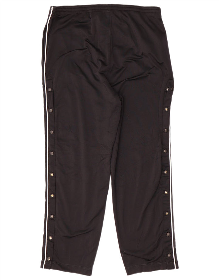 Calça de treino masculina Lotto UK 40/42 grande poliéster preto