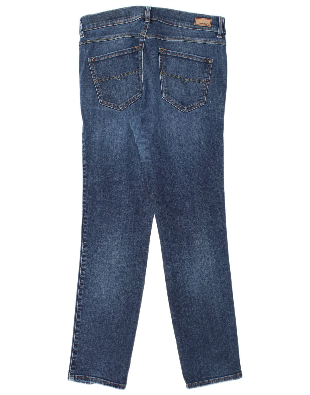 Jeans Slim Feminino Diesel W29 L29 Azul Algodão
