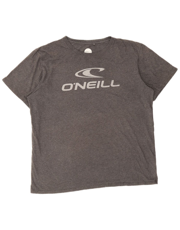 O'Neill Mens Graphic T-Shirt Top 2XL Grey Cotton