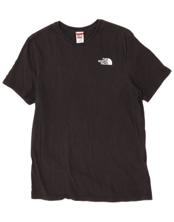 Camiseta gráfica masculina The North Face Top médio algodão preto