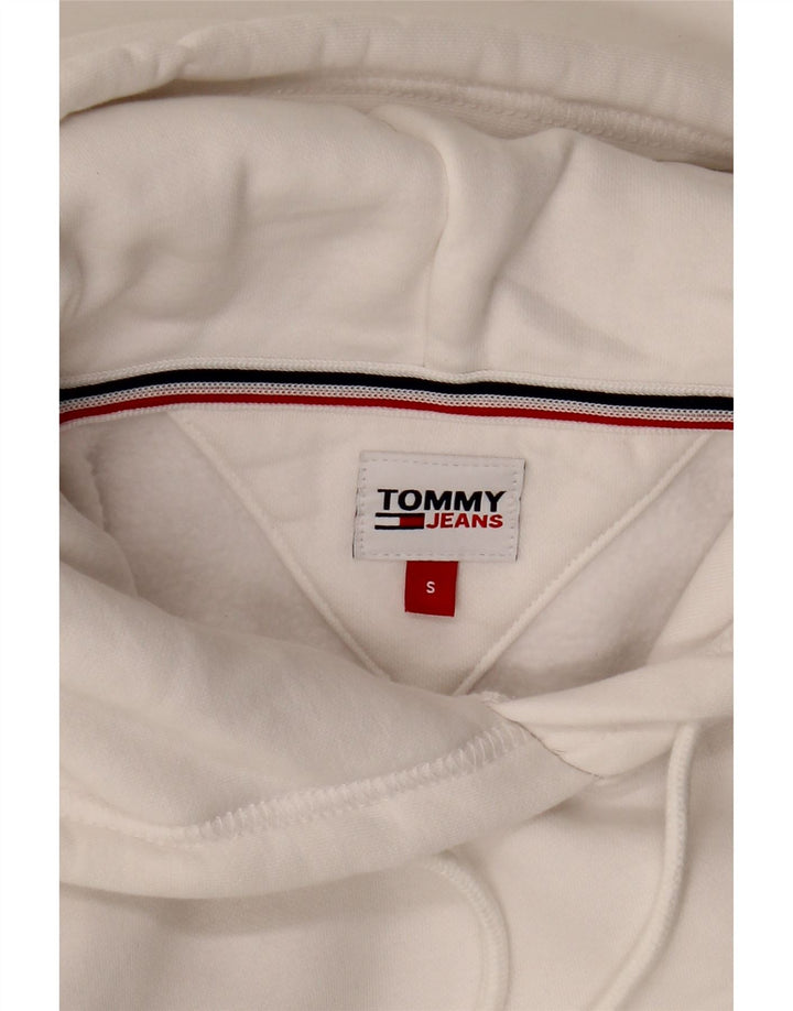 Suéter com capuz oversized feminino TOMMY HILFIGER Reino Unido 10 pequeno branco