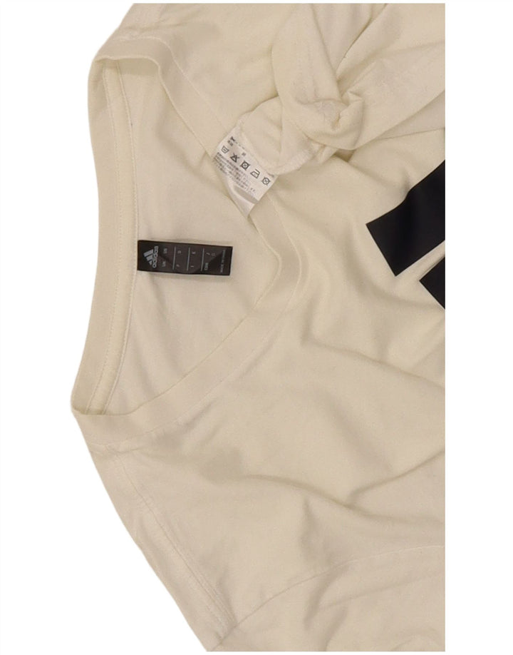 Camiseta Adidas Masculina Graphic Top Médio Branco