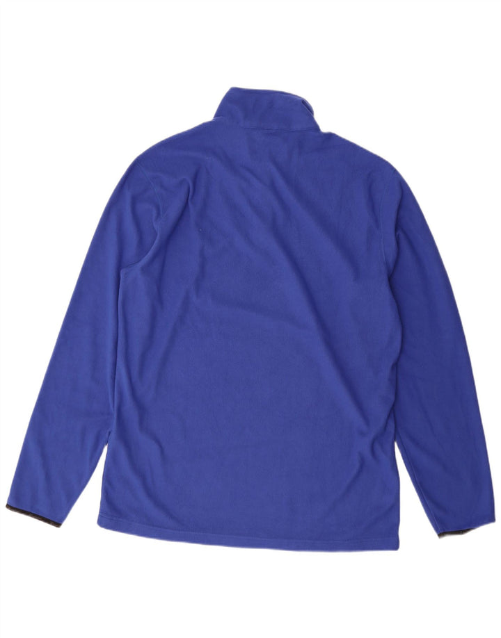 Jumper masculino Champion de lã com zíper e gola 2XL azul poliéster
