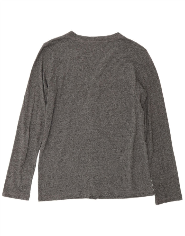 Suéter cardigã feminino Carhartt Reino Unido 14 algodão cinza médio