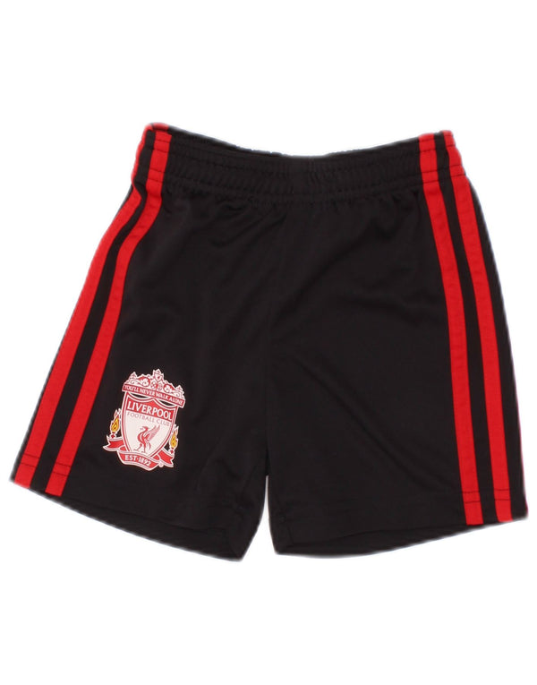 Shorts esportivos Adidas Baby Boys Liverpool 6-9 meses preto poliéster