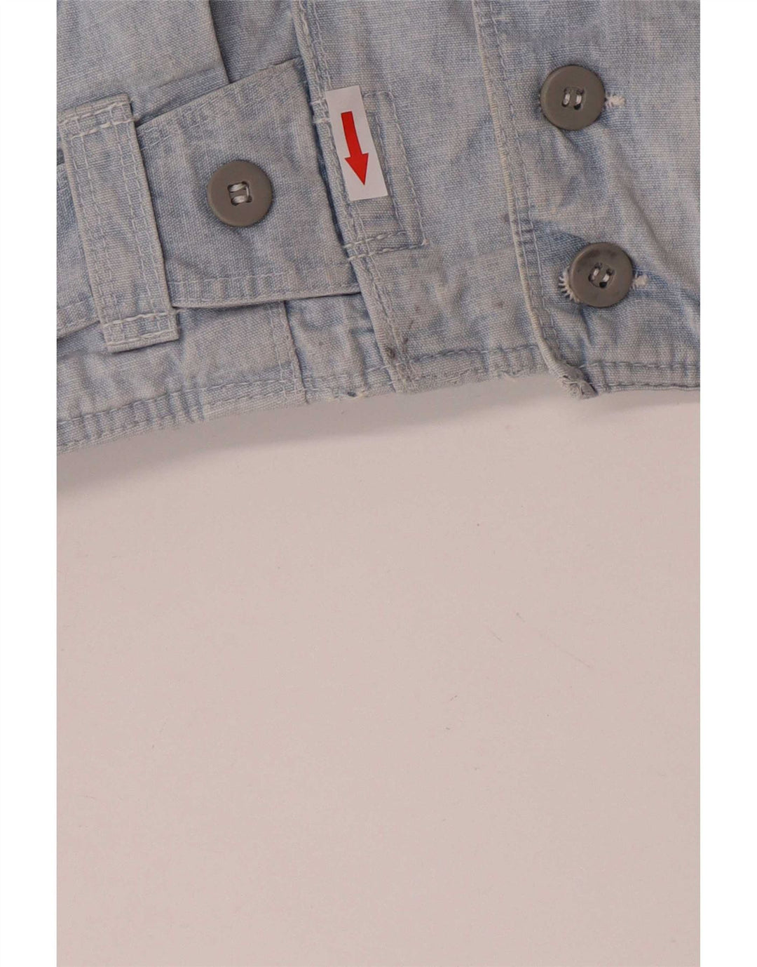 Jaqueta jeans bomber masculina vintage Reino Unido 36 azul pequeno