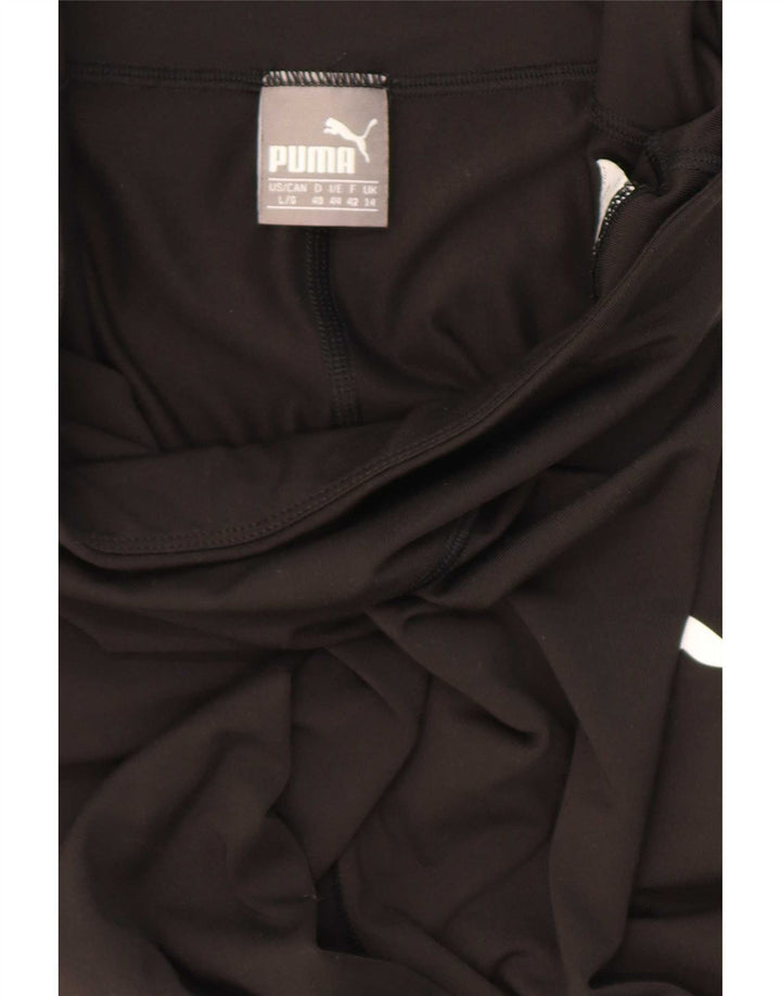 Leggings Puma Mulher Capri UK 14 Grande Preto