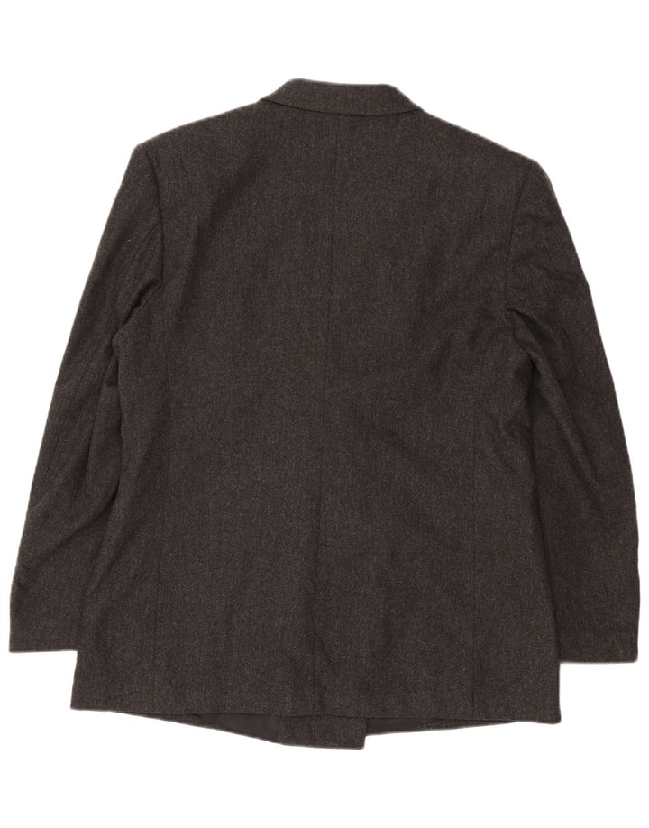 Jaqueta blazer feminina Momenti com peito duplo Reino Unido 14 cinza médio