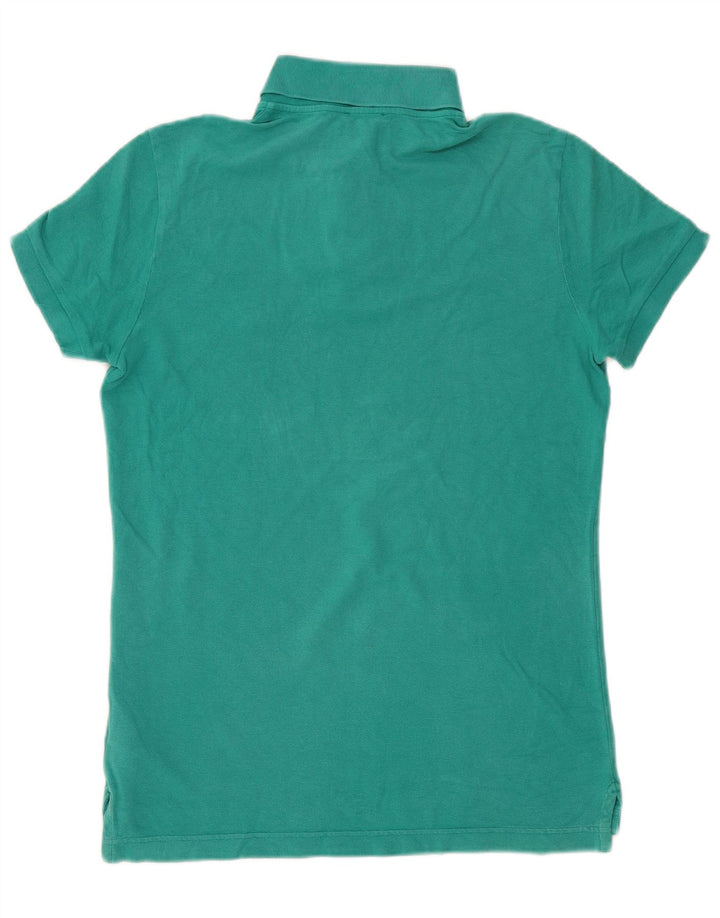 Camisa polo masculina BENETTON algodão verde médio