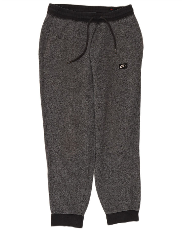 Calça de treino masculina Nike joggers pequeno algodão cinza