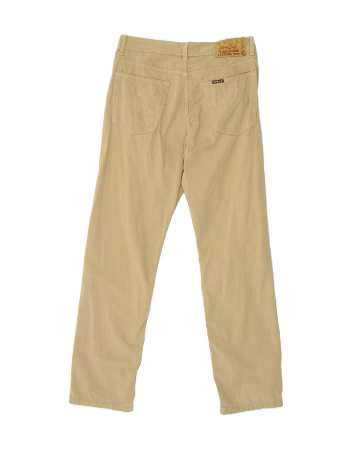 CARRERA Mens 700 Slim Casual Trousers W33 L29 Beige Cotton Vintage Carrera and Second-Hand Carrera from Messina Hembry 