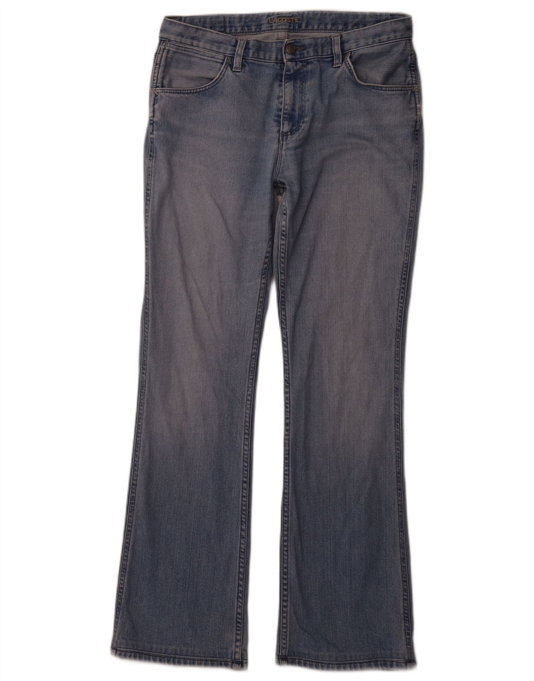 Calça Jeans Bootcut Feminina LACOSTE W31 L30 Azul Algodão