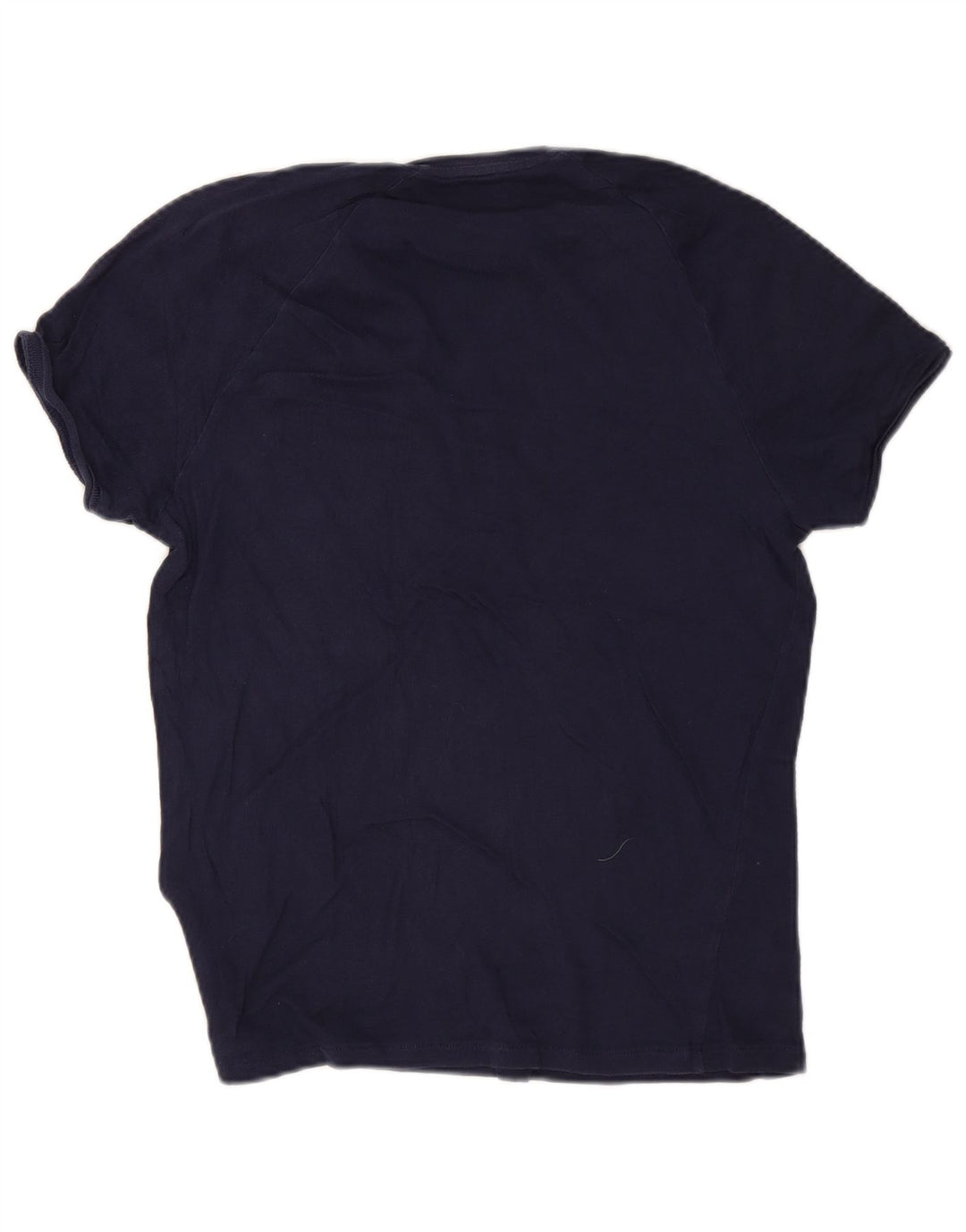 Camiseta masculina Zara Top pequeno azul marinho