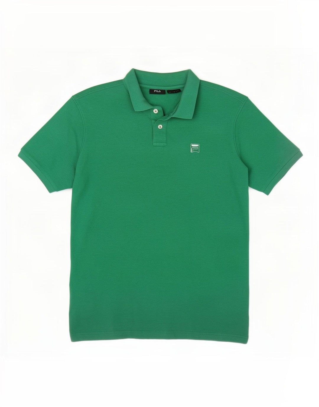 Camisa polo masculina Fila grande algodão verde