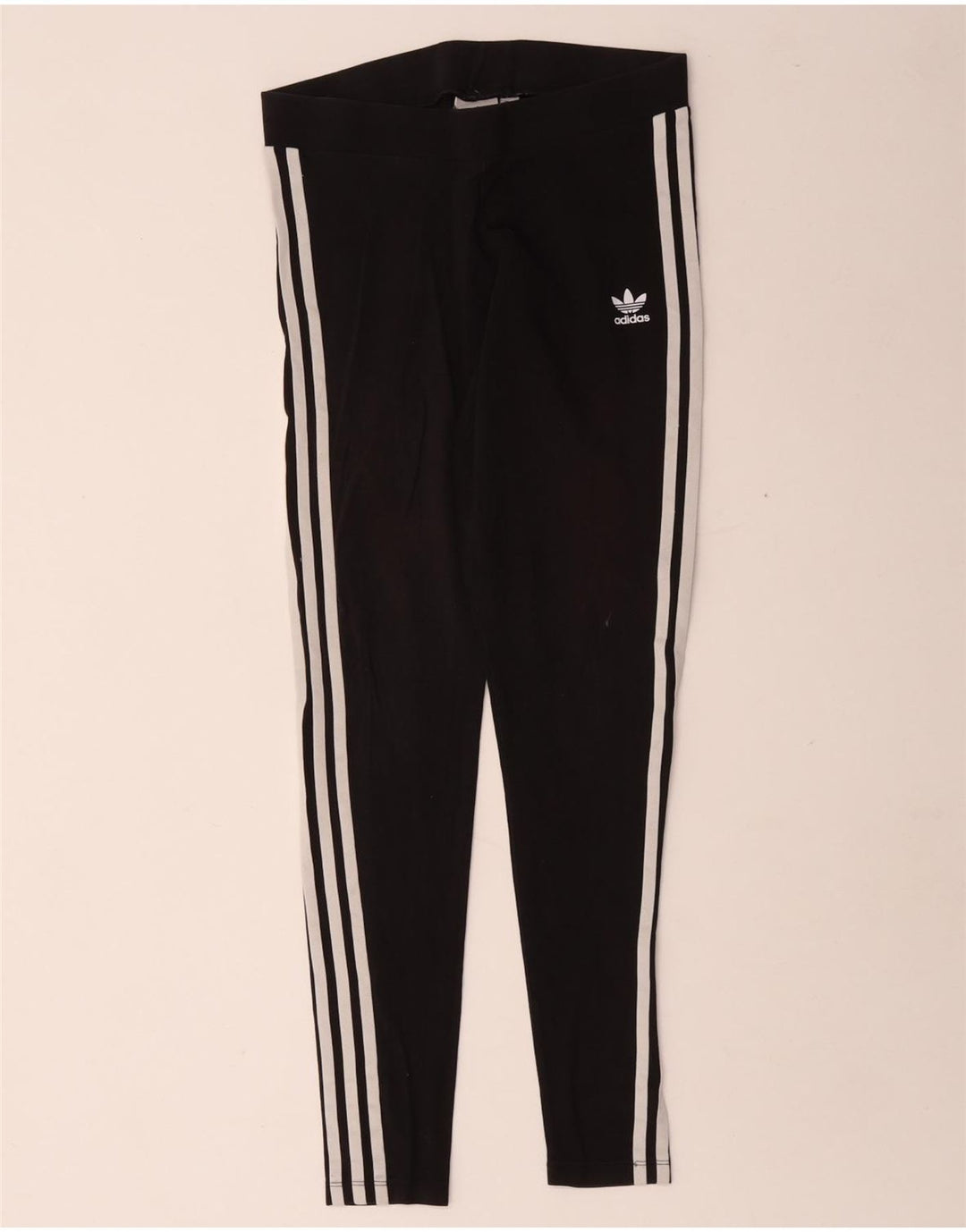 Leggings Adidas Femininas UK 12 Médias Pretas