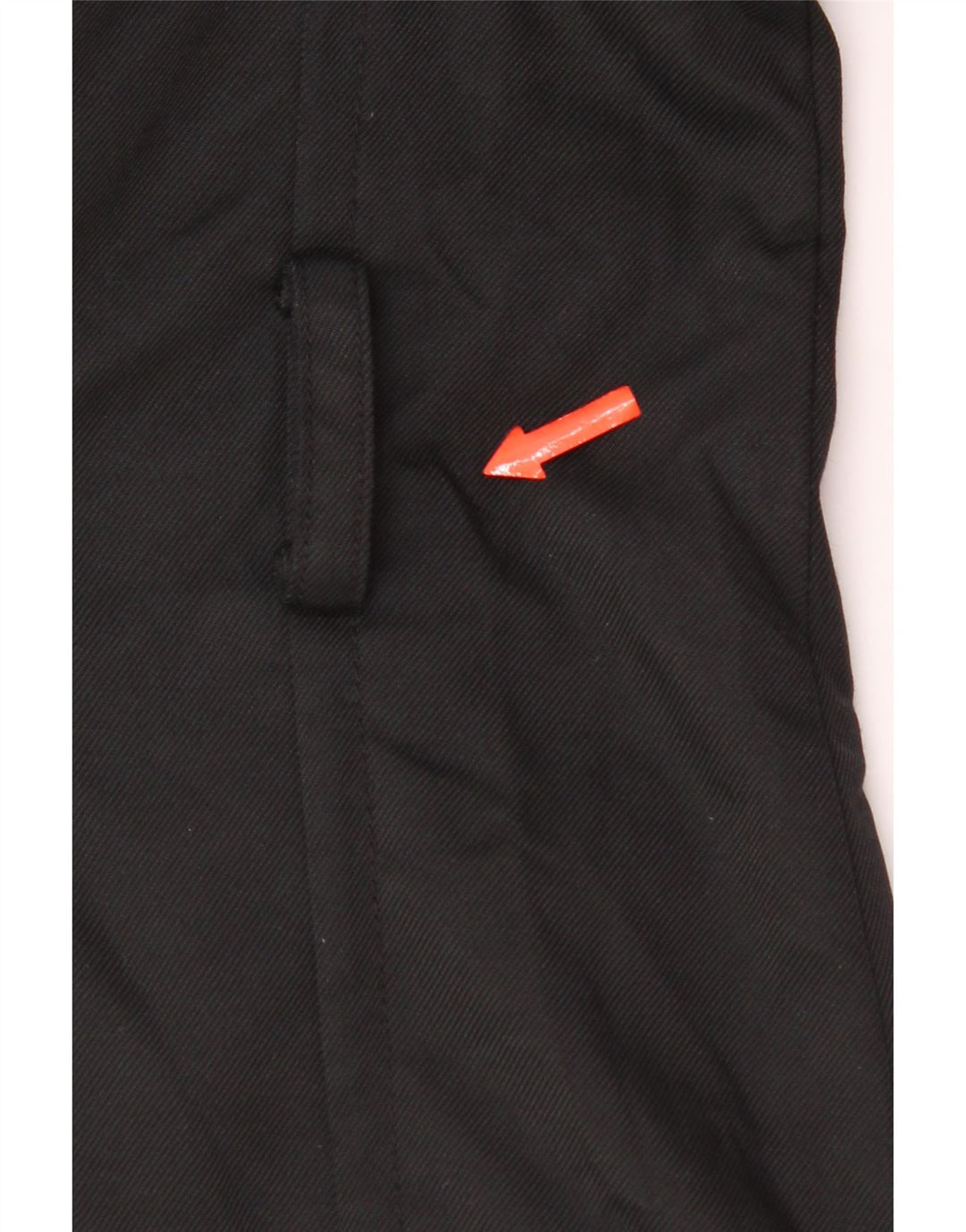 Jaqueta militar feminina Zara UK 12 nylon preto médio