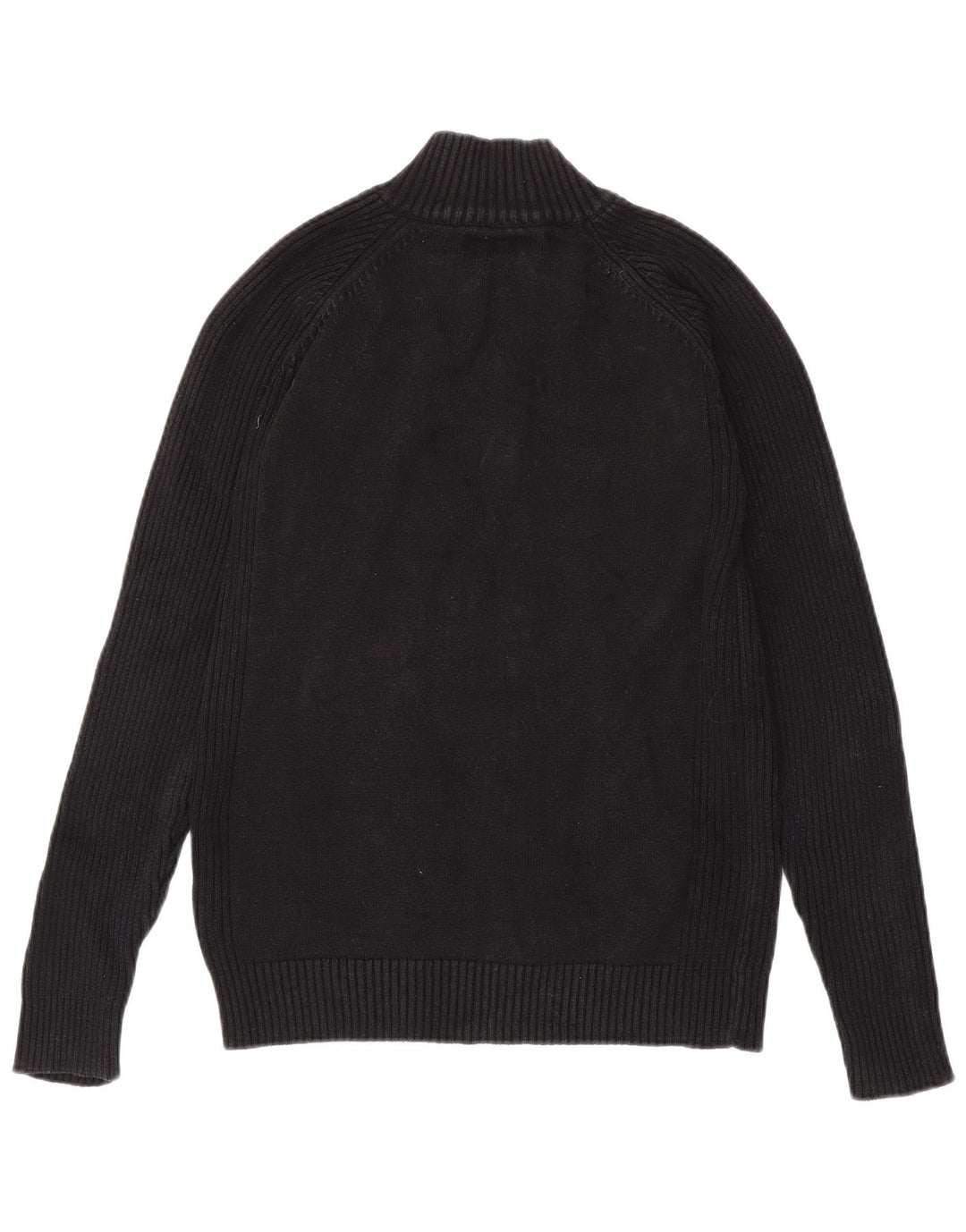 Suéter cardigã masculino Zara grande preto