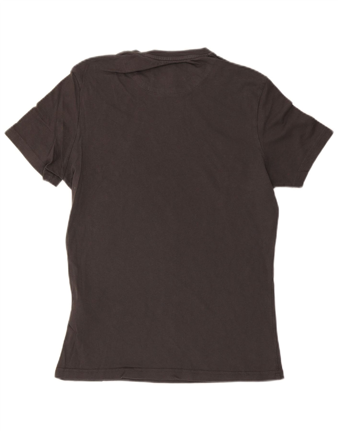 Camiseta masculina de ajuste solto LYLE & SCOTT de algodão cinza pequeno