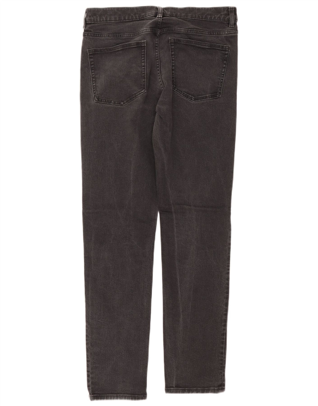 Cos Mens Mid Rise Slim Jeans W32 L32 Algodão Cinza
