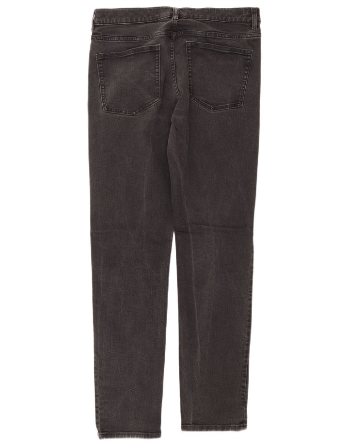 Cos Mens Mid Rise Slim Jeans W32 L32 Algodão Cinza