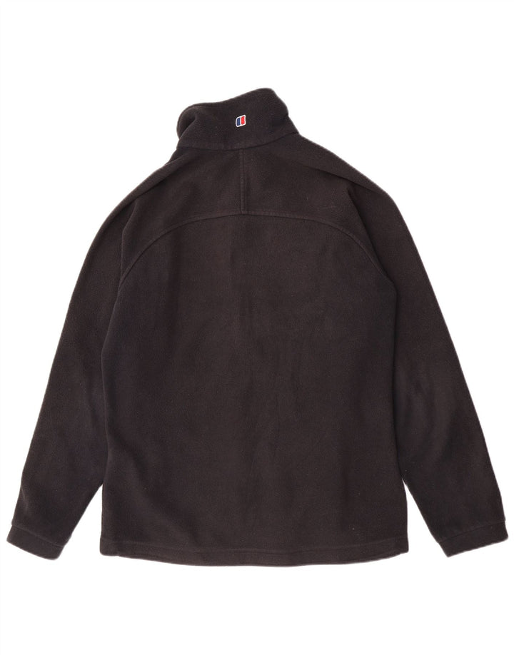 Jaqueta de lã masculina Berghaus UK 38 poliéster preto médio