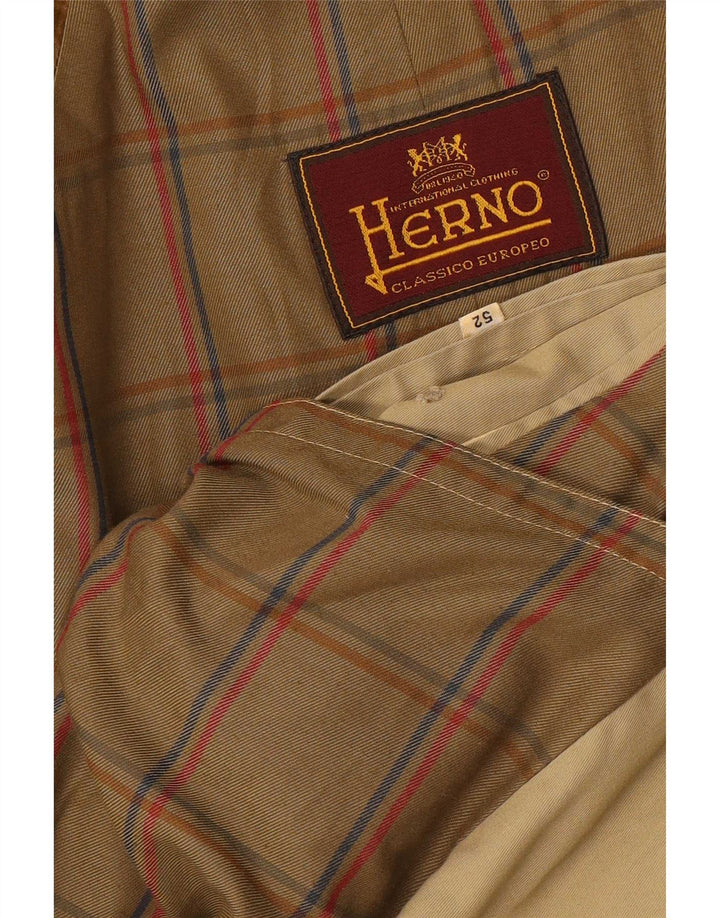 Trench Coat Masculino Herno IT 52 XL Bege
